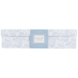 Crabtree & Evelyn Paper Drawer Nantucket Briar, Glass, Blue, 34 x 38 x 8 cm