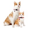 4pcs Cat Collars, Kitten Collars with Bells and Pendant, Quick