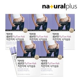 에버핏 쾌변엔 차전자피 식이섬유 30포 5박스 Everfit Quick Bowel Movement Psyllium Fiber 30 Packs 5 Boxes