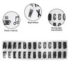 CeaHoify 104pcs Cinematic Lightbox Replacement Letters & Numbers Signs black