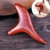 JQ Trapezius muscle acupressure massager wood care solid wood gua sha body massage / 승모근 지압 마사지기 나무 관리 원목 괄사 바디 마사지