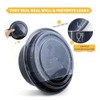 AMD Nexus Round Plastic Meal Prep Containers (20 Pack, 16oz)