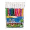 Felt Tip Pens, MULTICOLOUR, Fibre Fine Point, Pack of 10,