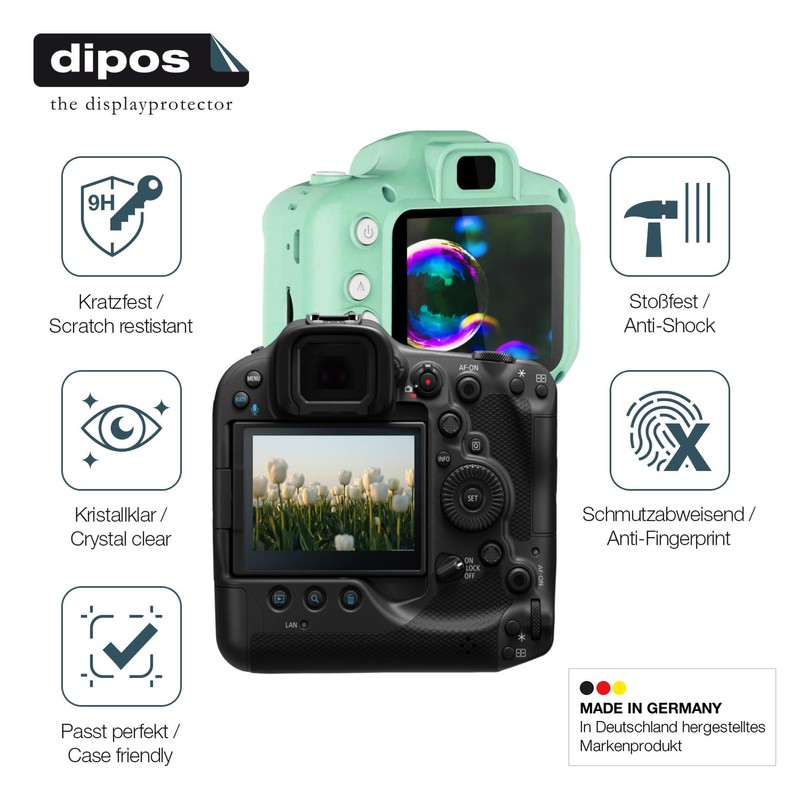 dipos I 2x Screen Protector 9H Clear Compatible with Azdome