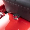 Wsays Seat Bolt Mount Screw Oxidized Black with Red 1/4"-20