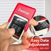 Zeokiar Date Office Stamp with Received Phrase (0.78'' x 0.35''),