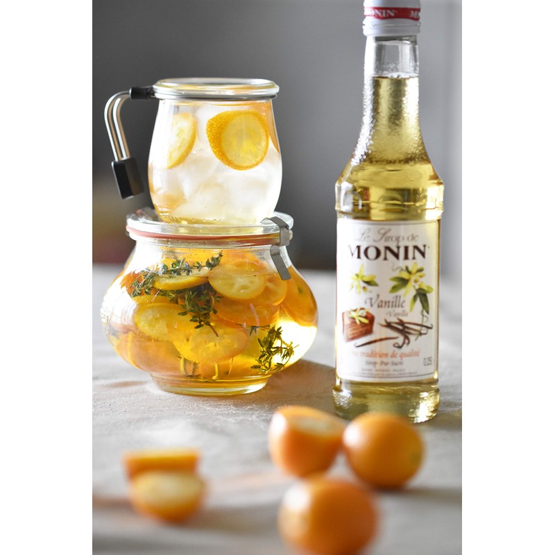 MONIN Vanilla Syrup, 8.5 fl oz (250 ml)