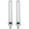 Sunlite PL13/SP27K 13-Watt Compact Fluorescent Plug-In 2-Pin Light Bulb, 2700K Color (2 Pack, 2700K Color)