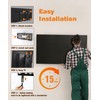 Solid As Mountain Fixed TV Wall Mount Low Profile for