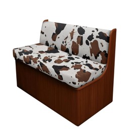 Knextrepoy Cow Print RV Dinette Cushion Covers RV Stretch Sofa Seat Slipcovers Brown RV Sofa Cover Include 1 Bench Cover 1 Backrest Cover Universal RV Camping Accessories Must Haves