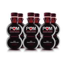 POM Wonderful 100% Pomegranate Juice, 16 Ounce Bottle (Pack of 6)