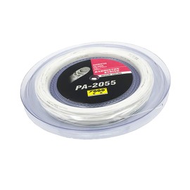 Badminton String Roll 200m Good Control Elastic (0.68mm±0.02mm) Badminton Gut (White)