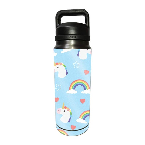 MightySkins Glossy Glitter Skin Compatible with YETI Rambler 26 OZ