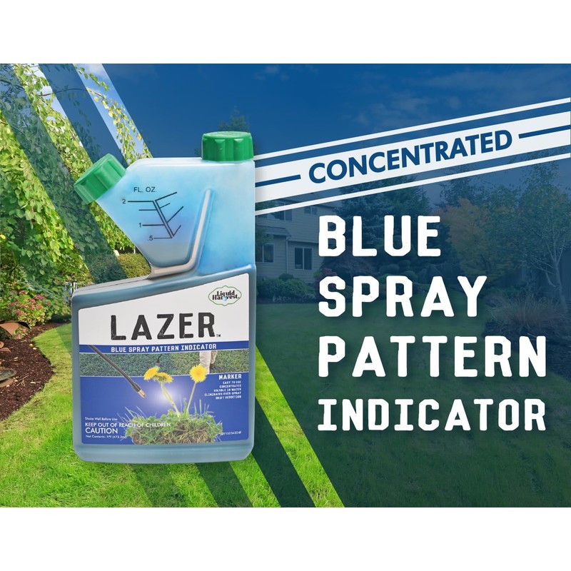 Liquid Harvest Lazer Blue Concentrated Spray Pattern Indicator - 16