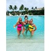 Hilor Women's One Piece Swimwear Front Crossover Swimsuits Hollow Bathing