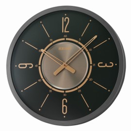 Seiko QXA759KLH Office Wall Clock, Black, 20 Inch