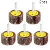5pcs Flap Wheels 80 Grits Abrasive Wheel 40mm Sanding Wheel