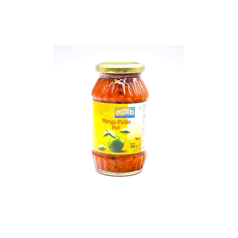 Ashoka Mango Pickle Hot Jars (3 X 500g)