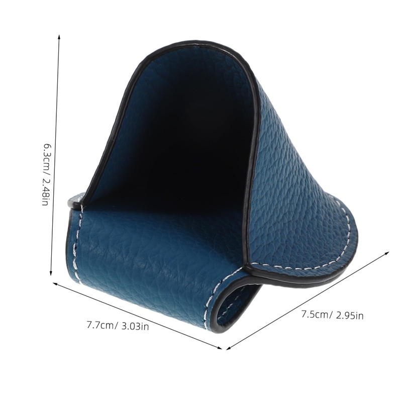 Kisangel Billiard Chalk Bag Compact Portable PU Holder for Snooker
