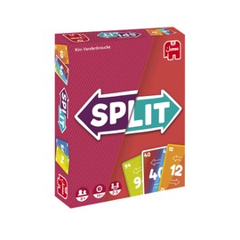 Jumbo Games Split - Card Game for Children and Adults from 8 Years - for 2 to 5 Players, único