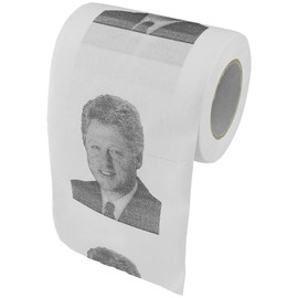 Fairly Odd Novelties Bill Clinton Novelty Toilet Paper, Multi-colored