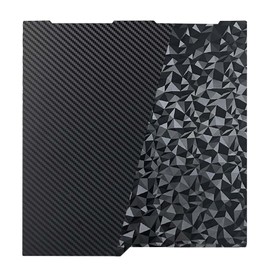 Nssnlur Smooth PEO PET Kobra 3 Pressure Plate 256 x 268 mm, Double Sided PEO PET Build Plate Spring Steel Plate for Anycubic Cobra 3, Cobra 3 Combo