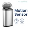 NINESTARS 13 Gallon Kitchen Trash Can, Automatic Touchless Motion Sensor