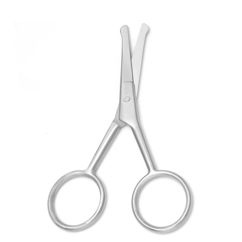 Yutoner Premium Manicure Rounded Tip Scissors Multi-purpose Stainless Steel Cuticle