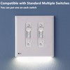4 Pack Light Switch Cover Guard,Light Switch Lock With Glow