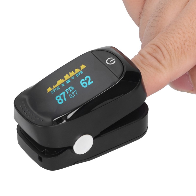 Infrared Measurement OLED Fingertip Pulse Oximeter Blood Oxygen Saturation Monitor