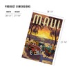 Lantern Press 1000 Piece Jigsaw Puzzle, Maui, Hawaii, Woodies on