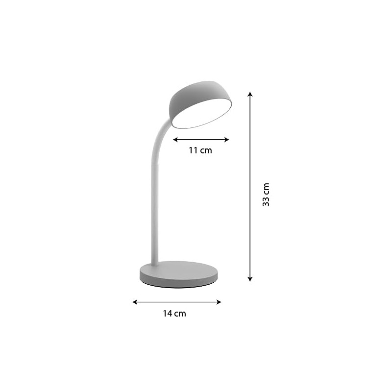Unilux TAMY design lamp LED grey