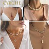 Cybche Boho Layered Heart Choker Necklace Black Velvet Collar Necklace
