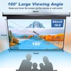 Projector Screen Motorized 84 Inch 16:9 HD Electric Projector Screen