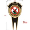 No Peeing No Pooping Dog Sign Double Sided Metal No