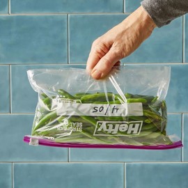 Hefty Slider Storage Bags, Half Gallon Size, 32 Count (Pack of 3)