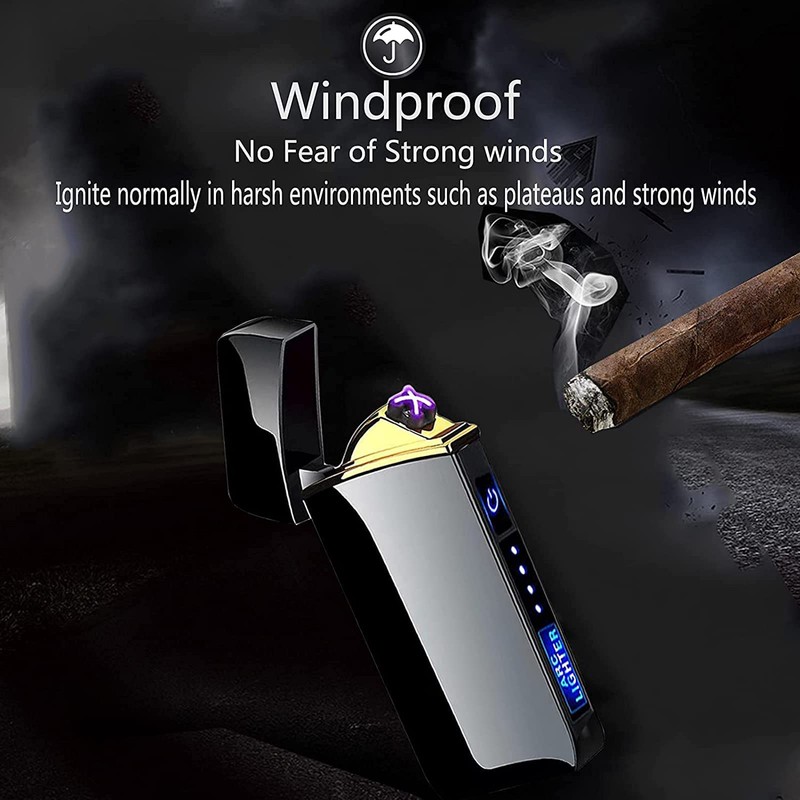 Arc Lighter, Smart Electric Lighter, USB Rechargeable Lighter Windproof Flameless