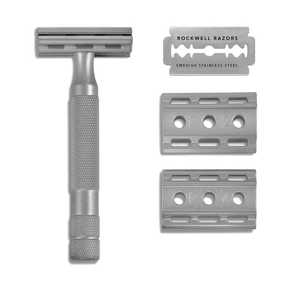 Rockwell 6S Stainless Steel Adjustable Safety Razor
