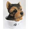 Toyo Sekisu Dog Ornament (Yorkshire Terrier) 14088, Brown, Approx. 5.1