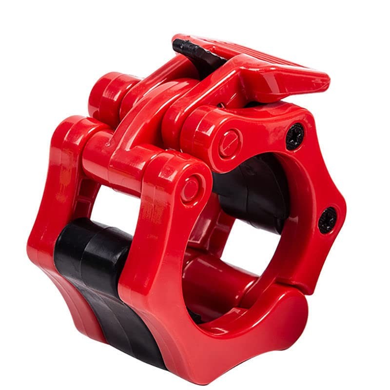 2PCS 50mm Barbell Clamp Collar Clip Olympic Weightlifting Lift Spring