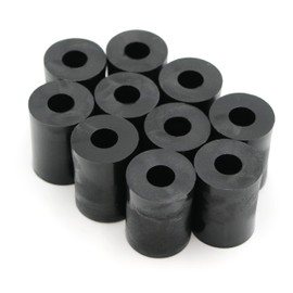 Design61 10x Spacer Sleeves Washers L 20 mm x Diameter 15/6 mm M6 Round HD Polyethylene