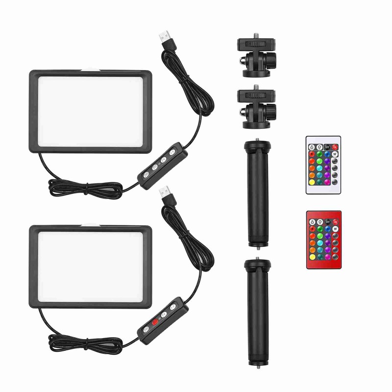 RGB Video Light Kit High Brightness USB Power Photography LED