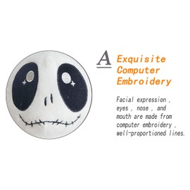 illuOKey Jack Skellington Plush Doll Nightmare Before Christmas Toys - Pumpkin King Plush Stuffed Lovely Baby Dolls, 9.5 Inches
