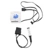 PC Water Flow Meter Indicator G1/4 Thread 3 Way Acrylic