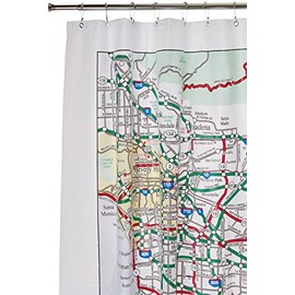 Izola Cortina de Ducha, Los Angeles Map