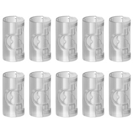 Bed Sheet Clips,10PCS Cylindrical Non-slip Plastic Bed Sheet Grippers, No Needle Sheets Holders Mattress Grippers Fasteners for Fixing Sheets, Clothes, Food Bags (Transparent)
