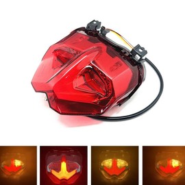 LED Tail Brake Lights Turn Signal Integrated Compatible With YAMAHA MT-09 / MT09 SP 2021 2022 2023,MT-10 MT10SP 2022 2023 (Red)