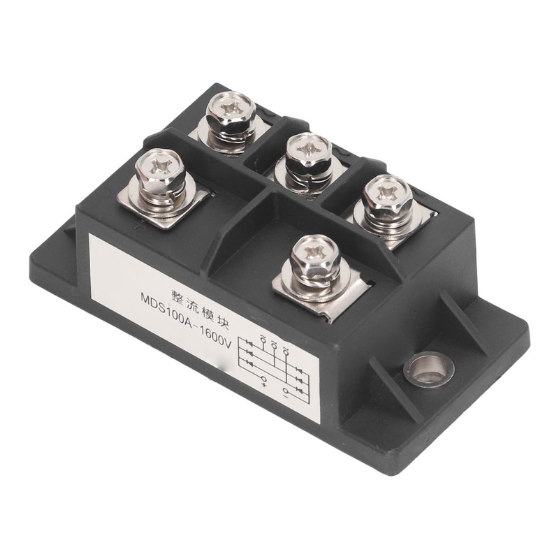 100A 1600V Bridge Rectifier Brass Plate Heat Dissipation 3 Phase