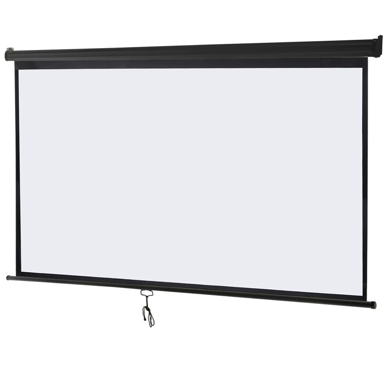 Segawe 100" Pull Down Projection Screen 16:9 HD Home Theater