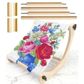 Adjustable Embroidery Hoop Table Stand Holder Needlepoint Stretcher Bars Scroll Frame Cross Stitch Stand Lab Supplies